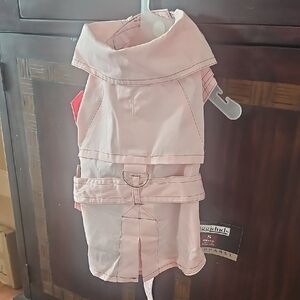 Pink Dog Trench Coat
